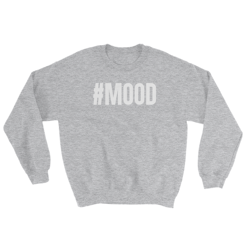 #MOOD - Premium Crewneck Sweatshirt - Grey (Unisex)
