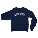 GOOD VIBES - Premium Sweater - Navy (Unisex)