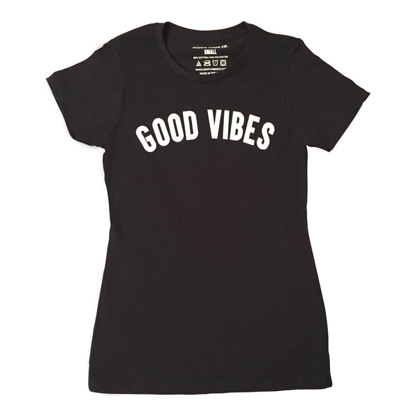 Good Vibes Tee - Women's - Black