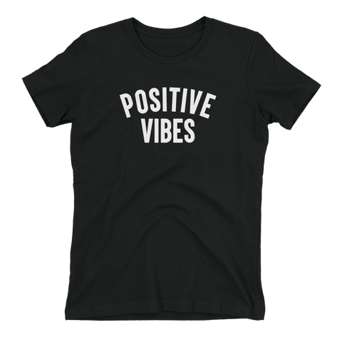 Positive Vibes Tee - Women's - Black